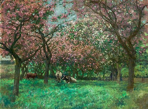 Mr Bland's Orchard, Heighington, Lincoln, , Alfred George Webster