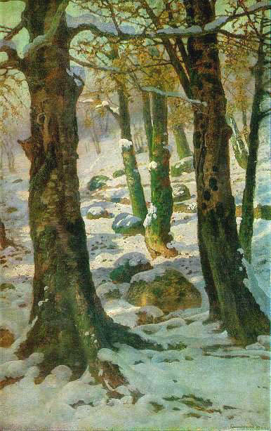 In the Snow Covered Woods, 1917, Gevork Bashindzhagian