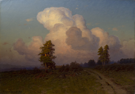 Paysage avec pins, 1907, Gevork Bashindzhagian