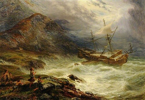 The Last of the Spanish Armada, 1869, Charles Edward Johnson