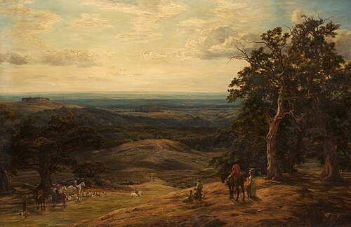 Cub Hunting in the Midlands, 1886, Charles Edward Johnson