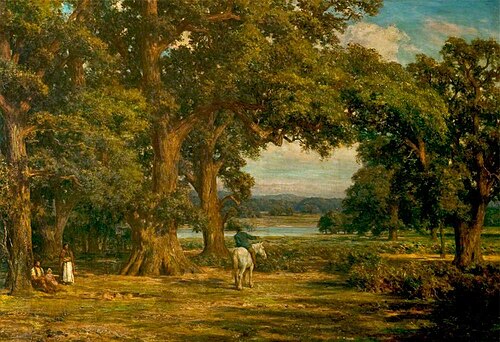 Sherwood Forest, Nottinghamshire, 1898, Charles Edward Johnson