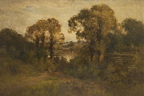 Shiplake from Wargrave Hill, 1880, John Horace Hooper