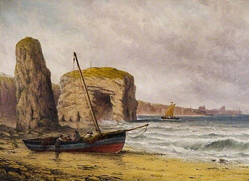 Marsden Rock, 1891, Stuart Henry Bell