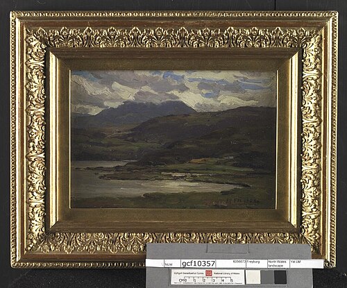 North Wales landscape, 1920, Frank Proschwitzky Freyburg