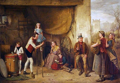The Rehearsal, 1866, Henry Benjamin Roberts