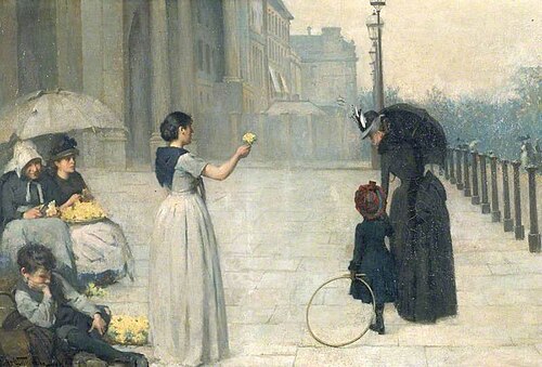 Spring, Piccadilly, 1887, Edward Clegg Wilkinson