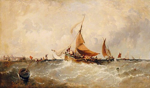 Seascape, 1861, James Meadows