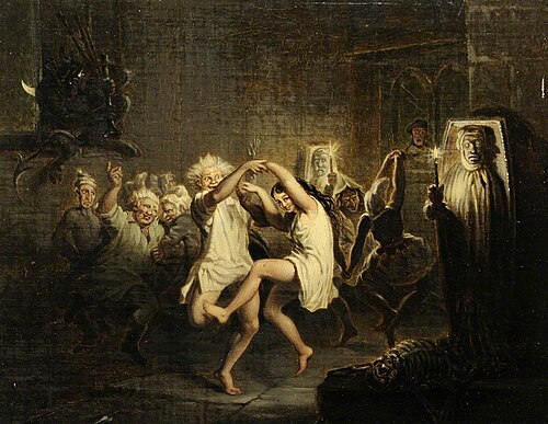 Scene from 'Tam o' Shanter': Witches Dancing in Alloway Auld Kirk, , Joseph Bartholomew Kidd