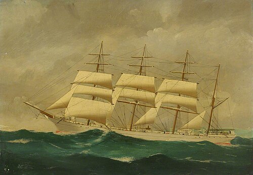 The barque Rowena, , Benjamin Franklin West