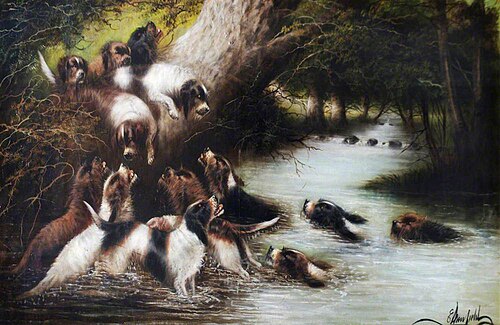 At Fault, Otter Hunting, , Edward Armfield