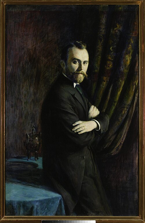 Portrait of Konrad Dynowski, 1894, Władysław Podkowiński