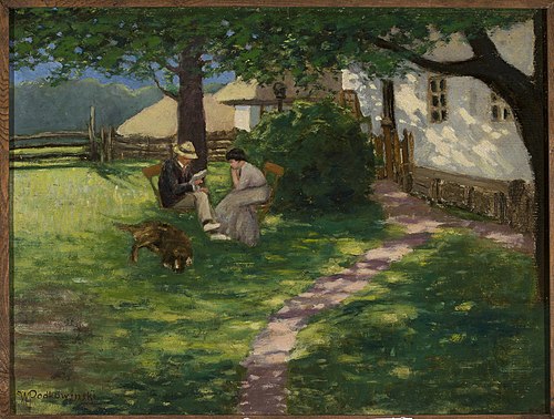 In the garden, , Władysław Podkowiński