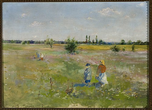 In the meadow, , Władysław Podkowiński