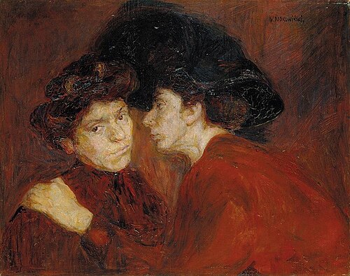 Rozmowa (Zwierzenia), 1894, Władysław Podkowiński