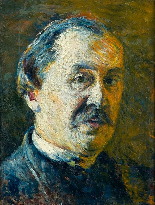 Portret malarza Władysława Gościmskiego, 1892, Władysław Podkowiński