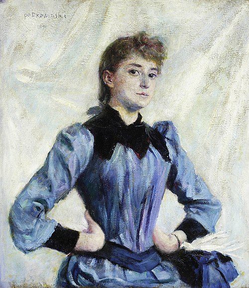 Study of a blonde., 1891, Władysław Podkowiński