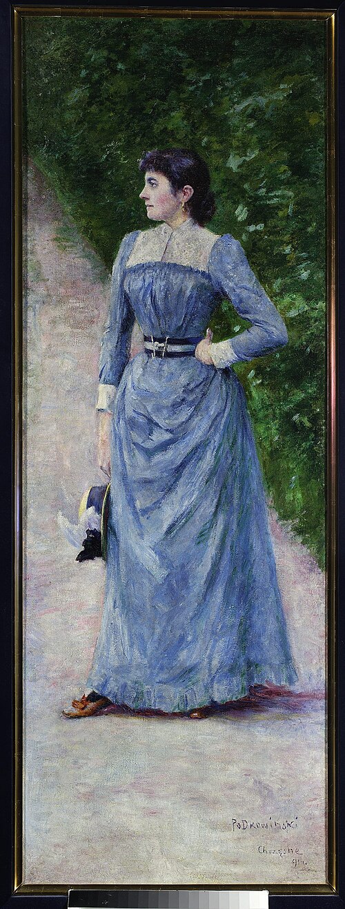 Portrait of Wincentyna Karska., 1891, Władysław Podkowiński