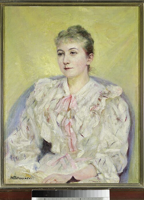 Portrait of a woman, 1891, Władysław Podkowiński