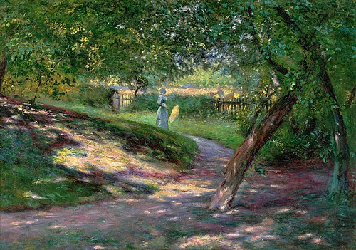 In the garden, 1892, Władysław Podkowiński