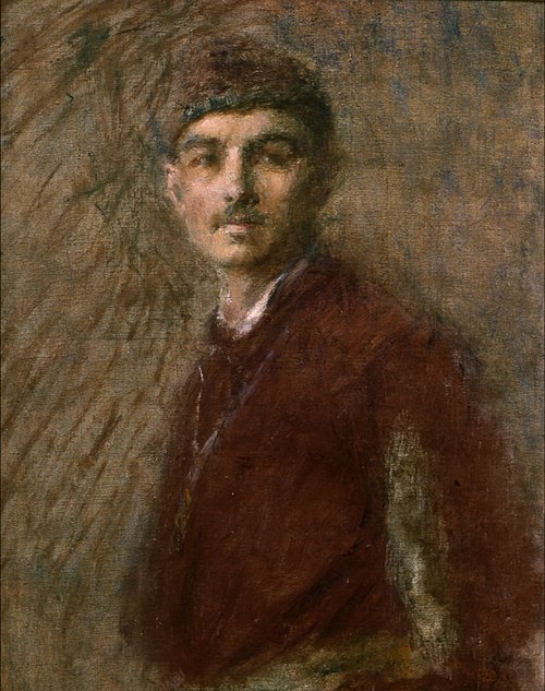 Autoportrait, 1887, Władysław Podkowiński