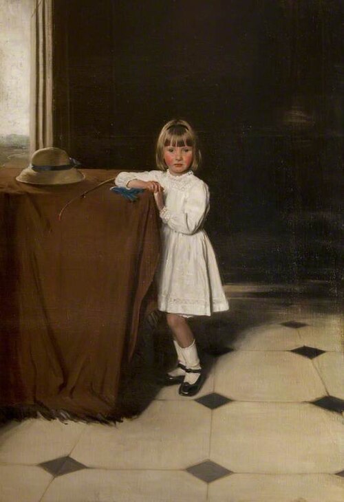 Anne Stirling Maxwell (1906–2011), 1910, William Nicholson