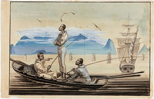 Côte du Brésil. Entrée de la Baie de Rio Janeiro, 1840, Harro Harring