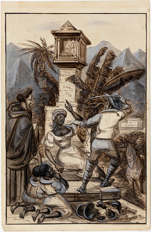 Escrava recebendo punição, 1840, Harro Harring