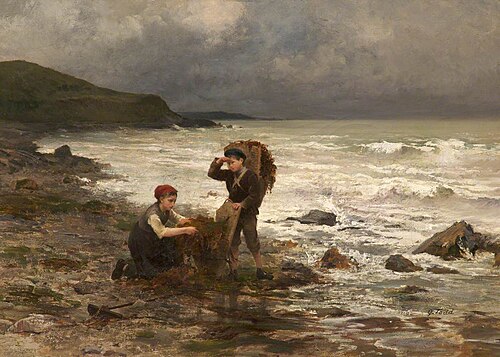 Seaweed Gatherers, , Henry George Todd