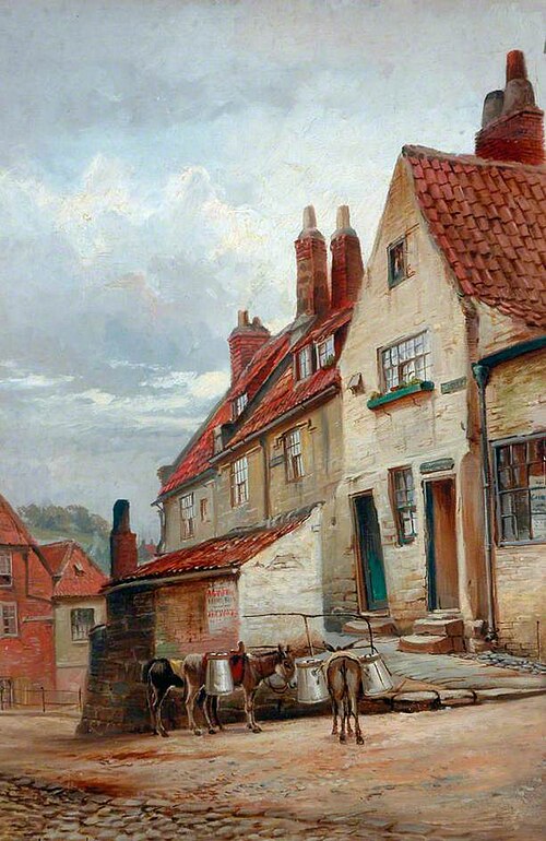 Stockton Walk, Whitby, 1885, Gilbert Foster
