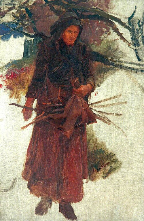 Runswick Fish Wife, 1900, Gilbert Foster
