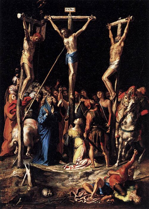 La Crucifixion, 1540, Pedro de Campaña