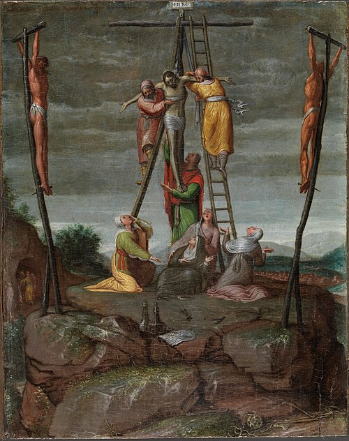 The Descent from the Cross, 1570, Pedro de Campaña