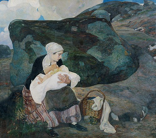 Die Rast, 1905, Wenzel Franz Jäger