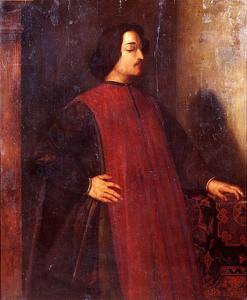 Porträt von Giuliano de' Medici, 1585, Santi di Tito