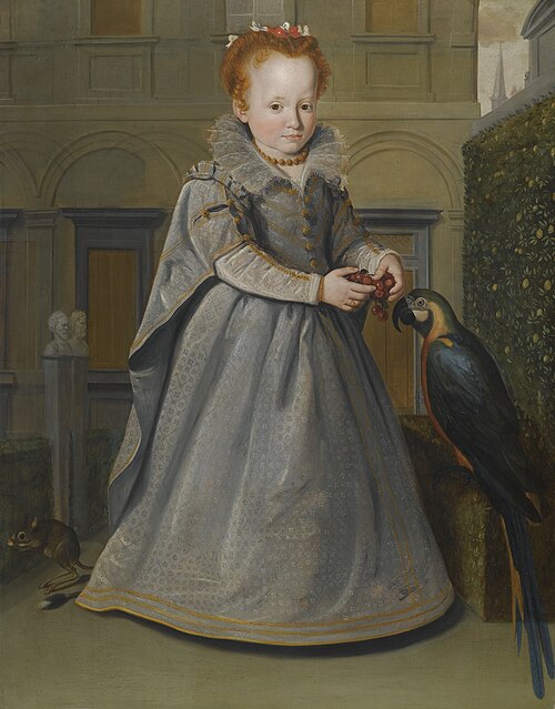 Portrait of Lucrezia, daughter of Niccolò di Sinibaldo Gaddi, 1567, Santi di Tito