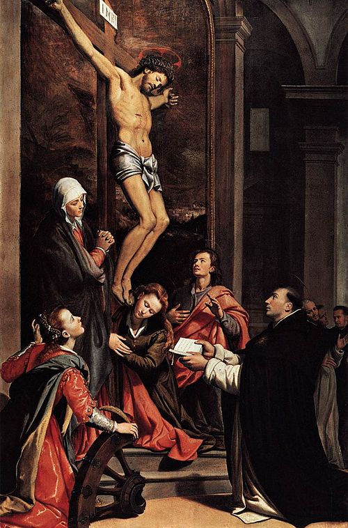 The Vision of Saint Thomas Aquinas, 1593, Santi di Tito