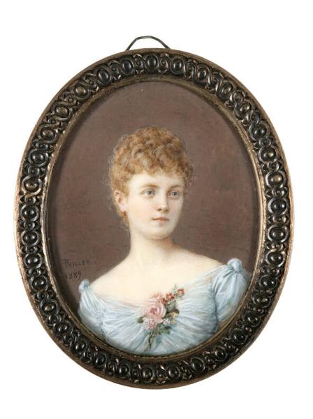 Portrait de Amy Bend, 1892, Fernand Paillet