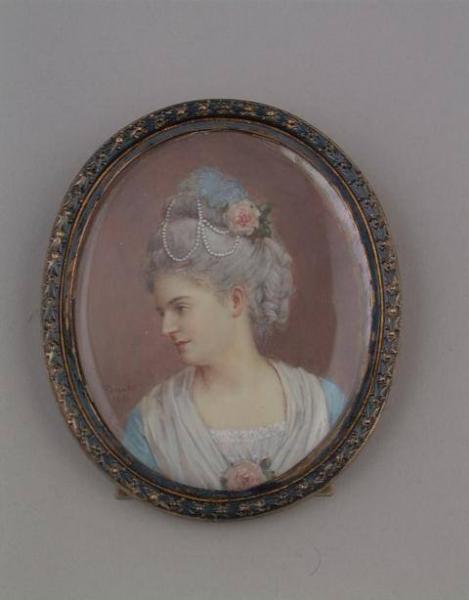 Portrait de Mrs. Joseph Leslie Cotton (1855-1882), 1891, Fernand Paillet
