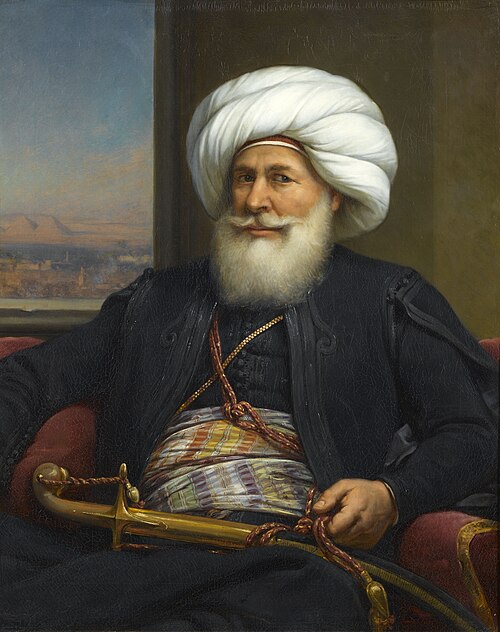 Mehemet-Ali, vice-roi d'Egypte (1769-1849), 1841, Auguste Couder