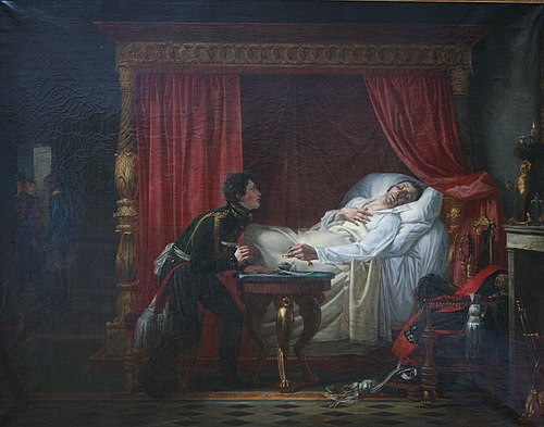 La mort du général Moreau, , Auguste Couder