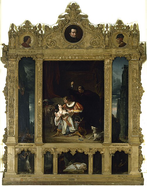 Scènes tirées de Notre-Dame de Paris, 1833, Auguste Couder