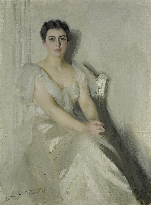 Mrs. Grover Cleveland, 1899, Anders Zorn