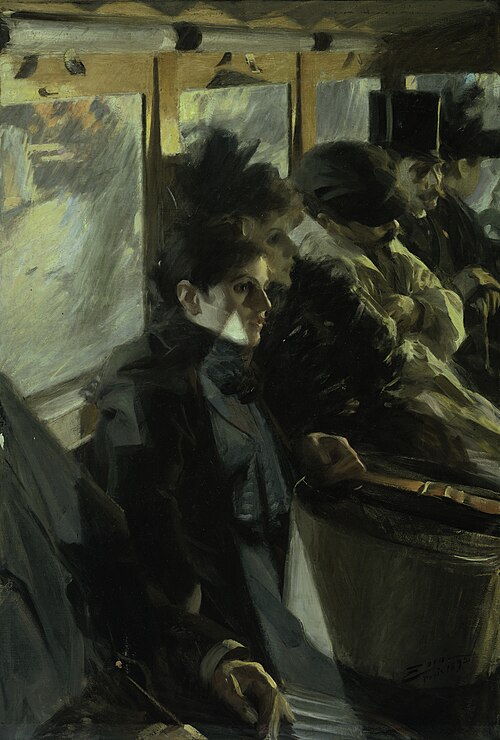 The Omnibus, 1892, Anders Zorn