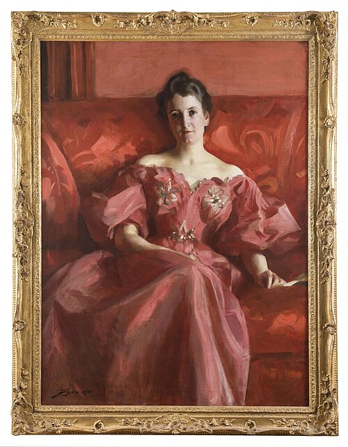 Mrs Abby Marion Deering Howe, 1900, Anders Zorn