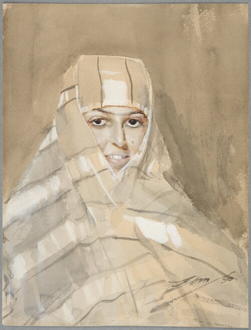Bedouin Girl, 1886, Anders Zorn