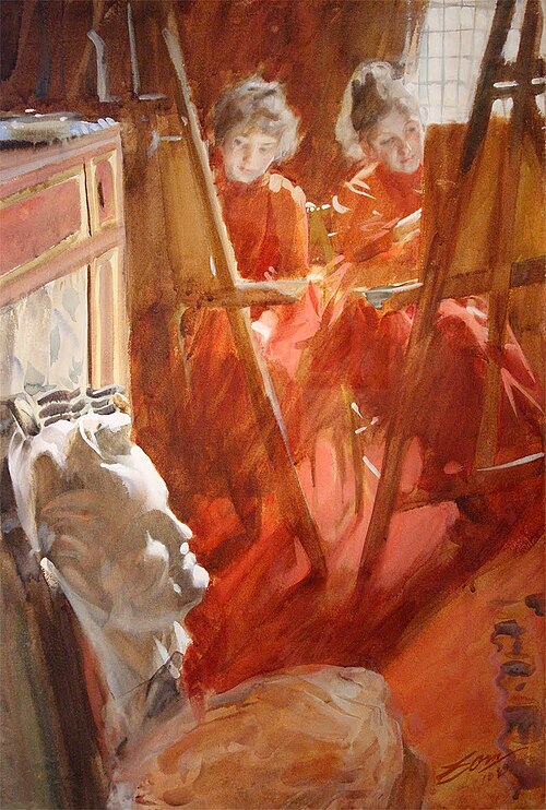 Les Demoiselles Schwartz, 1889, Anders Zorn