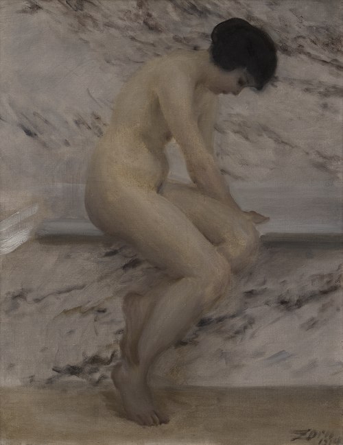 At the Bathtub, 1914, Anders Zorn