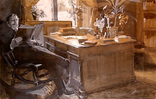 Viktor Rydberg, 1890, Anders Zorn