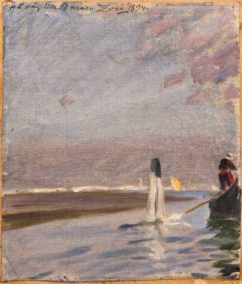En Route to Burano, 1894, Anders Zorn
